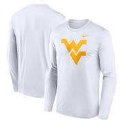 West Virginia Nike Legend Primary Logo Long Sleeve Tee